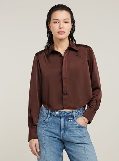 Holiday Cropped Shirt